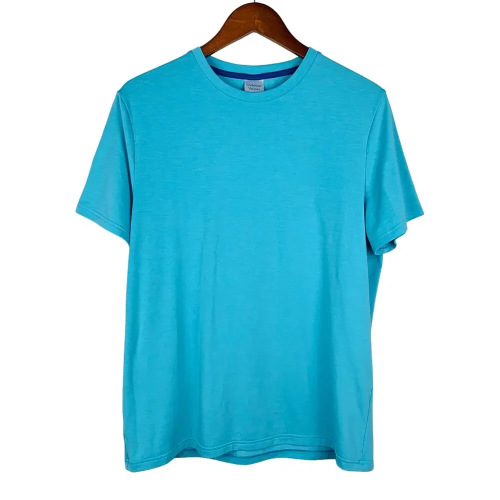 Outdoor Voices Shirt Short Sleeve T-shirt Blue Men’s S